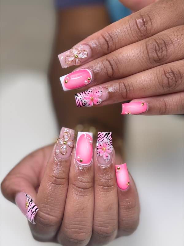 Bubbly Nails Design