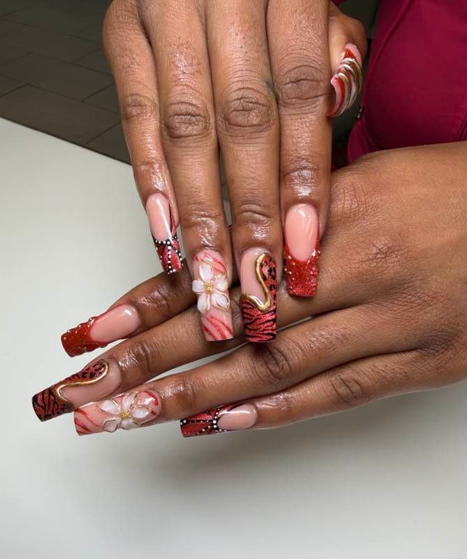 Bubbly Nails Design
