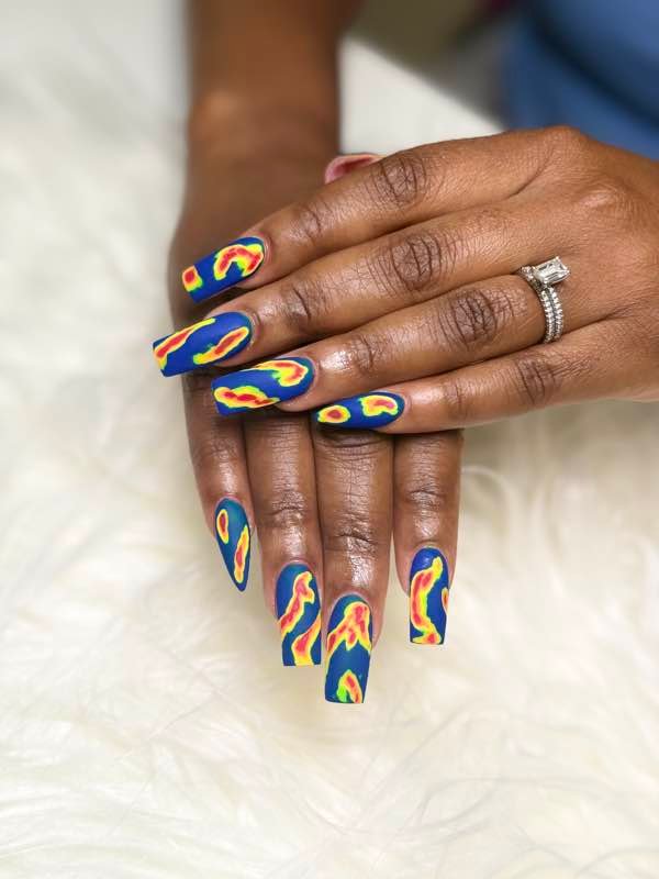 Bubbly Nails Design