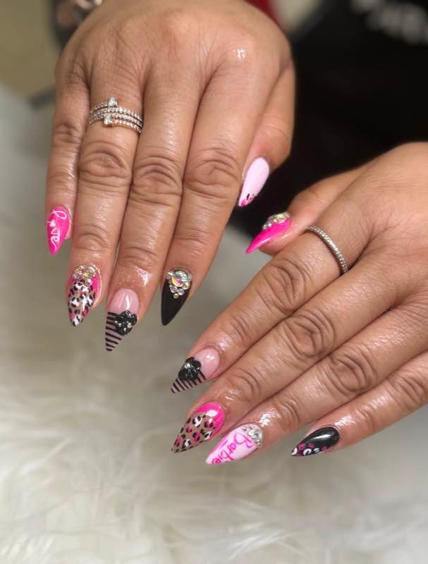 Bubbly Nails Design